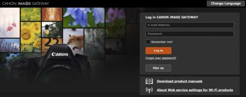 Canon iMAGE Gateway