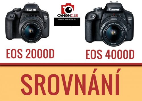 Srovnání Canon EOS 2000D a EOS 4000D