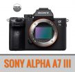 Srovnání fotoaparát SONY A7 III a SONY A7 R III a SONY A7 II