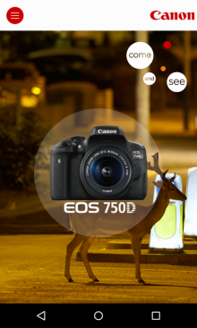 Průvodce Canon EOS pro tablet